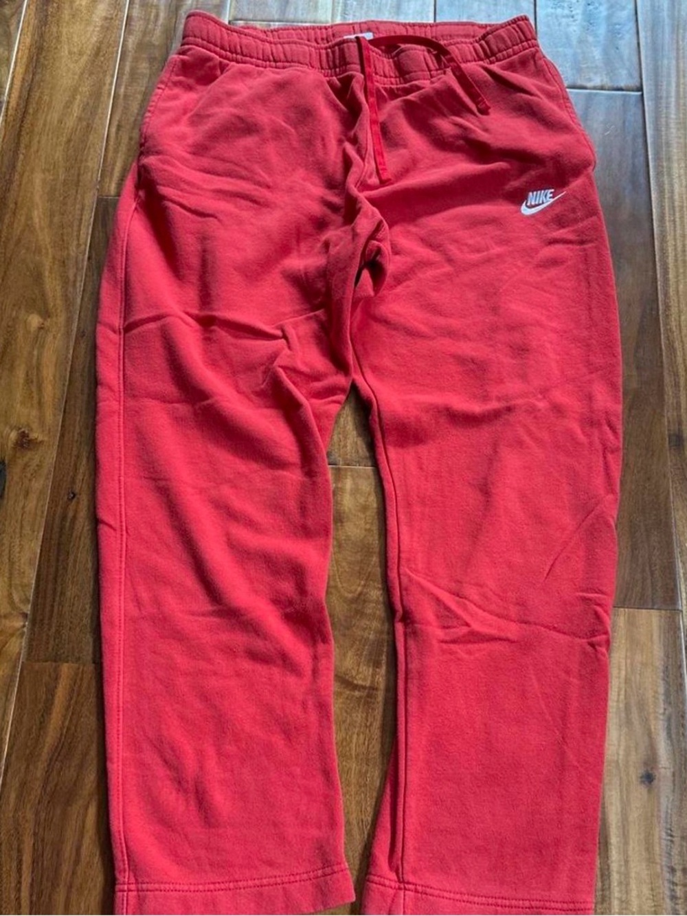 Nike Red Fleece Sweatpants